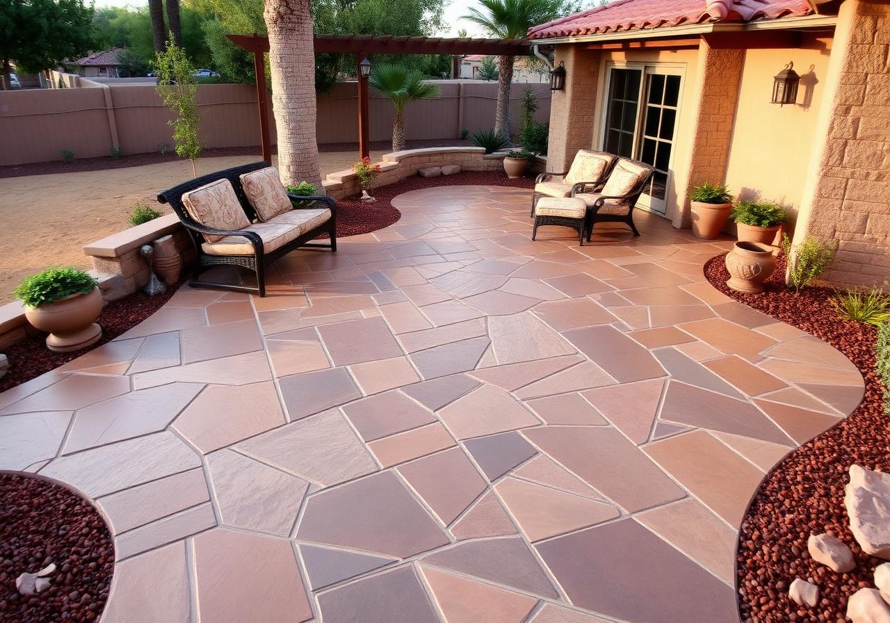 Stamped Concrete project in Las Cruces NM